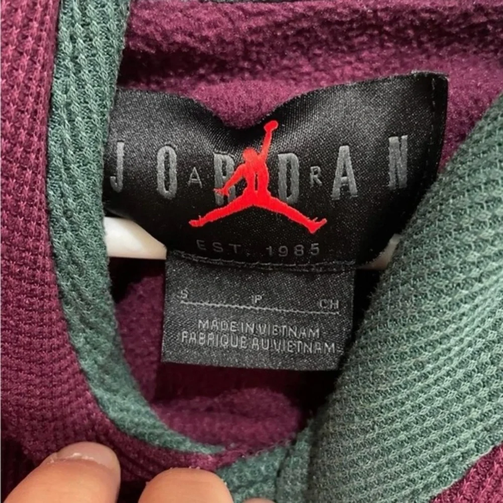 Men's Air Jordan Heavy Waffle Hooded‎ Sweatshirt Small Athletic Comfort Casual